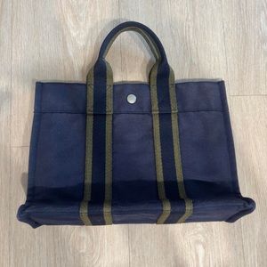 Hermes Fourre Tout Toile Tote PM